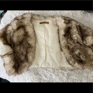 Faux fur bolero